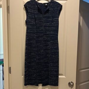 W by Worth Elegant Navy Blue Dress
